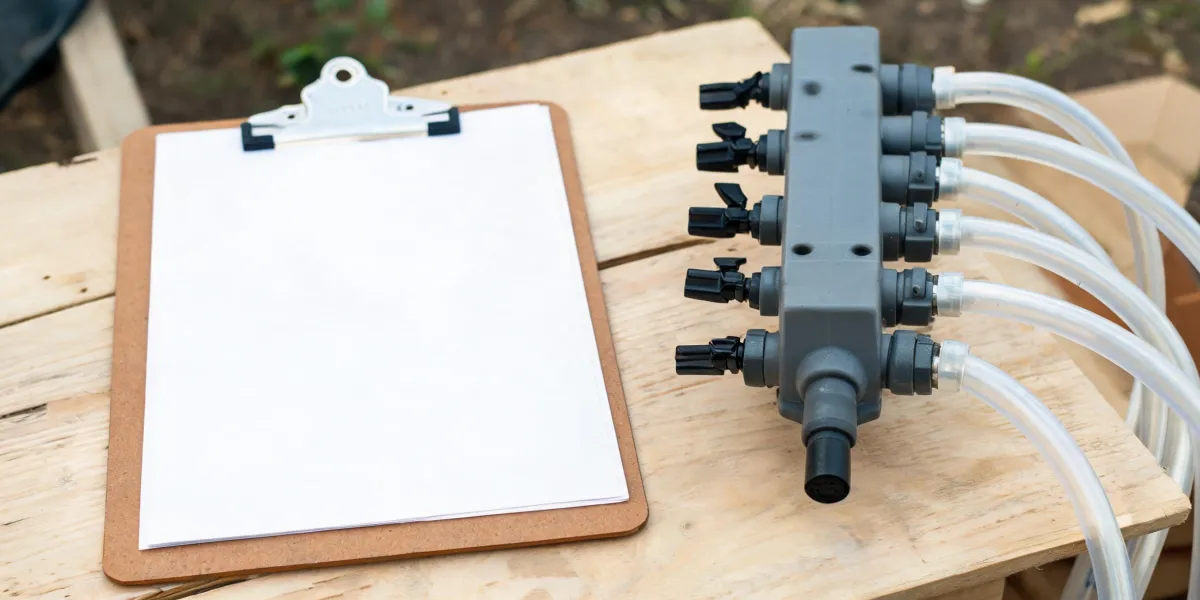 Fertigation pump manifold and quotation checklist